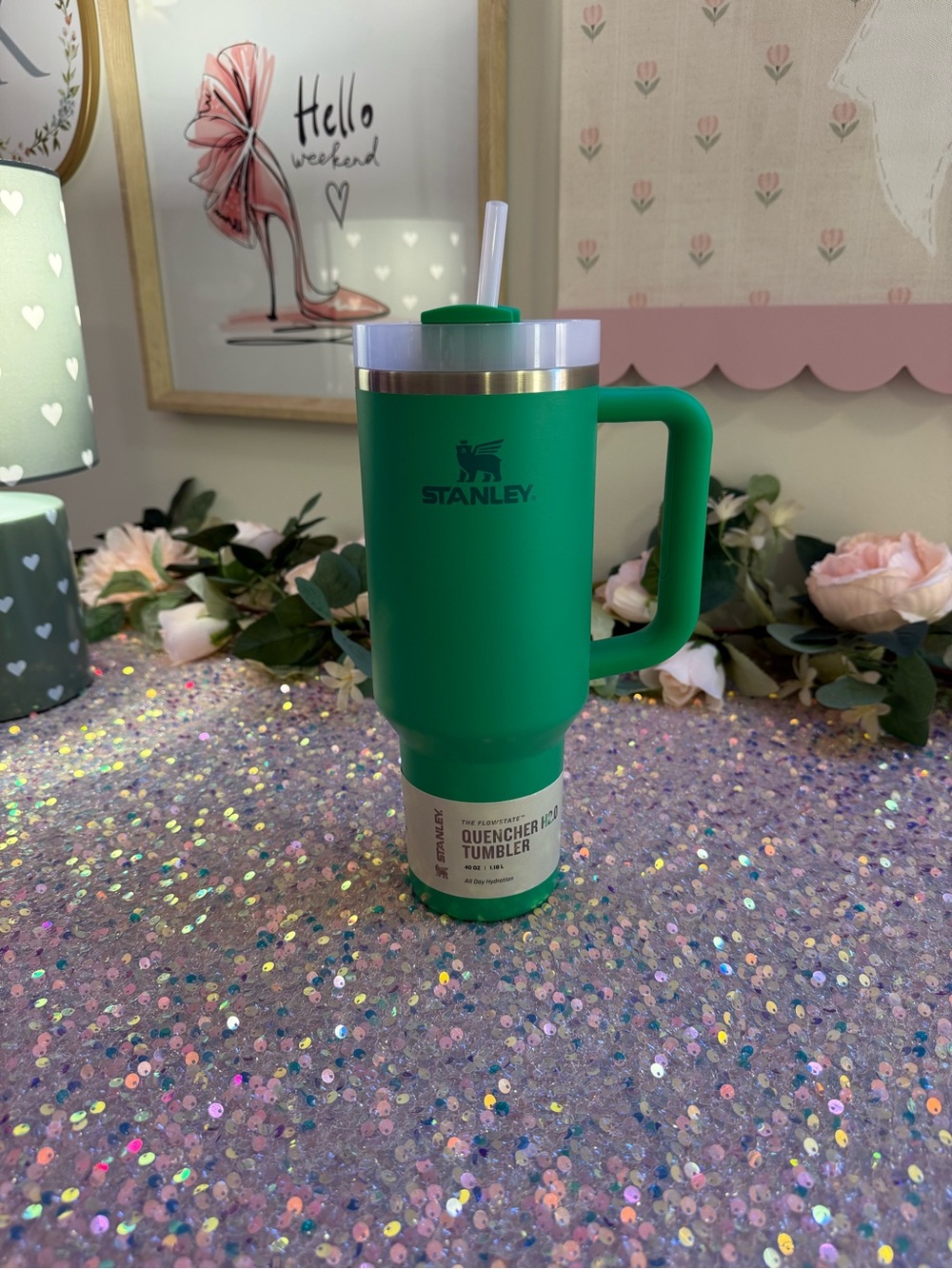 NWT Stanley 40 oz Quencher Tumbler in ‘Meadow’